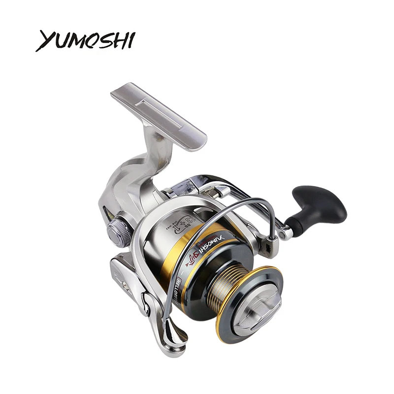 YUMOSHI الصيد بكرة 13 + 1BB XS1000-7000 5.5: 1 المعدني الكامل لفائف إغراء البحر 14BB غابليس المحيط يطير روك الصيد الغزل عجلة 4.7: 1