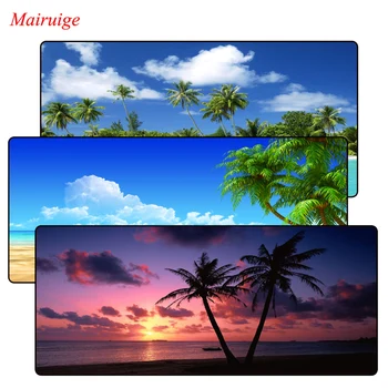 

Mairuige Tropical Island Beach Sunset Gaming Locking Edge Large Mouse Mat PC Computer Laptop Mouse pad for CS GO dota 2 lol