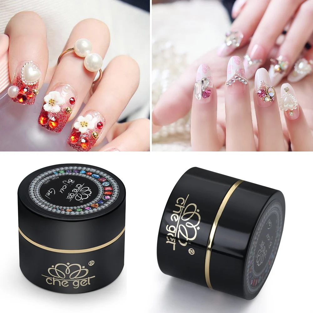 Buy 6g Nail Art Rhinestones Gel Glue UV Adhesives