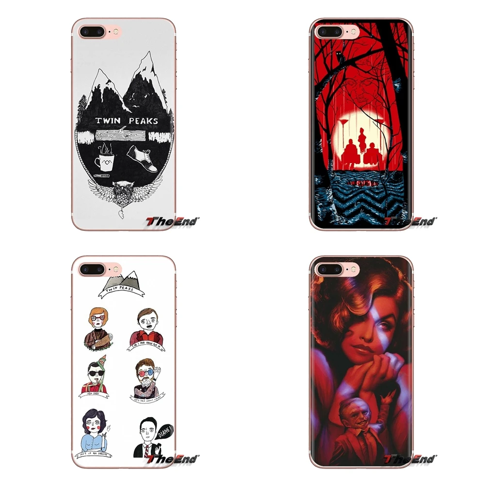 TPU Transparent Bag Case For HTC One U11 U12 X9 M7 M8 A9 M9 M10 E9 Plus Desire 630 530 626 628 816 820 830 Welcome To Twin Peaks |