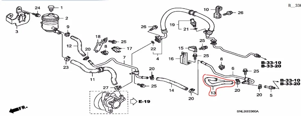 ZUK Мощность рулевого возвратный шланг трубки трубы для HONDA CIVIC FA1 FD1 FD2 2006 2007 2008 2009 2010 2011 CIIMO 2012 53734-SNA-A01