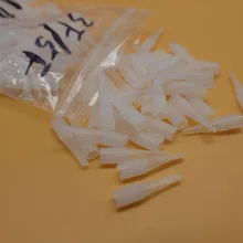 100 шт 3F/4F одноразовые татуировки перманентный макияж иглы Советы традиционные колпачки для игл сопло для татуировка бровей и губ машина ручка