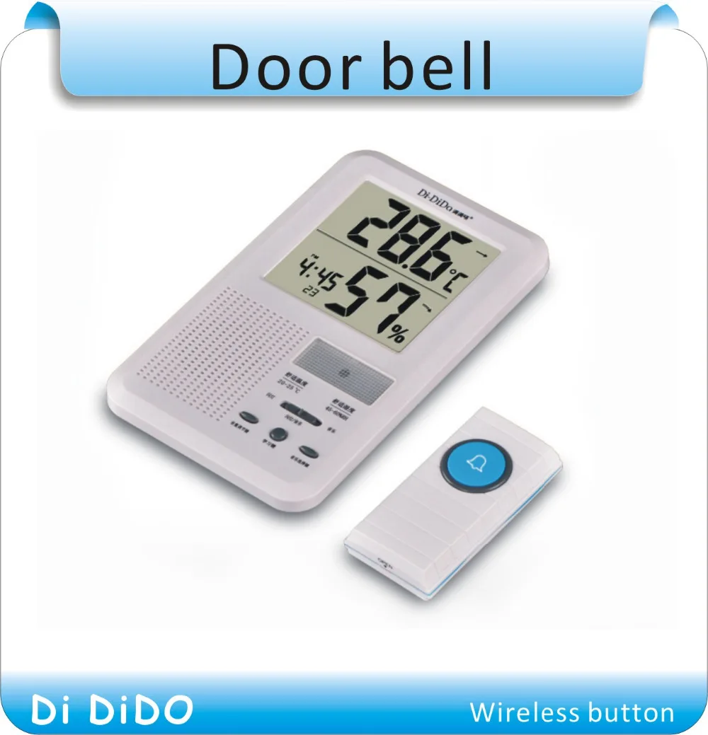 Free shipping Multifunctional LCD Calendar Panic Alarm Clock Wireless
