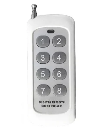 

xuanlongyuan 500M Long Range 8CH RF Transmitter 8 CH Channel RF Wireless Remote Contro ,315/433.92MHZ/ Garage Door/window/lamp