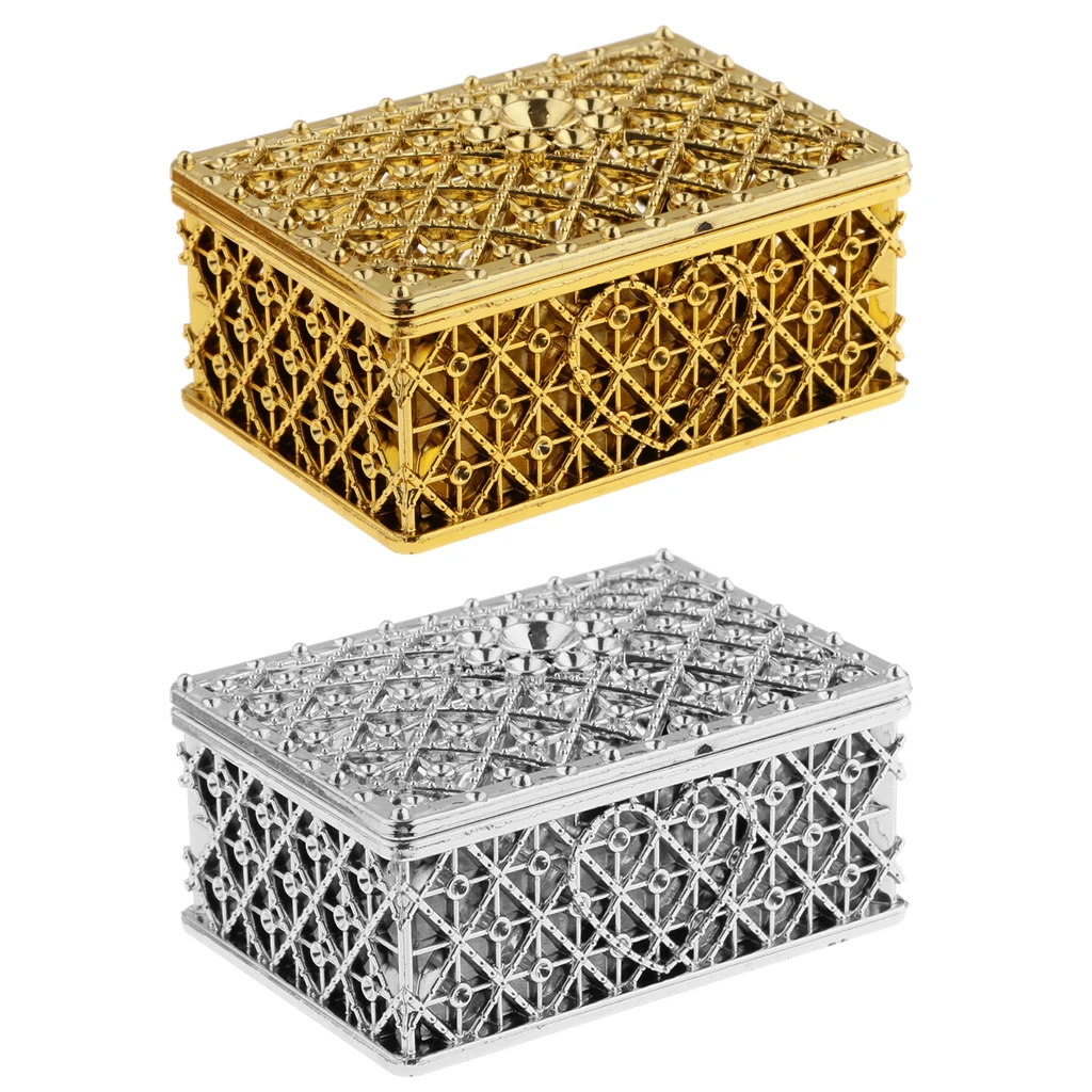 Pack of 12pcs Delicate Gridding Shaped Candy Box Gift Box for Wedding Favor