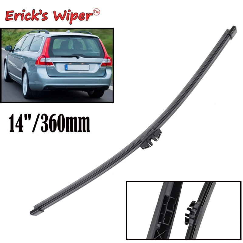 Erick's Wiper 14" Rear Wiper Blade For Volvo V70 2007 2016 Windshield