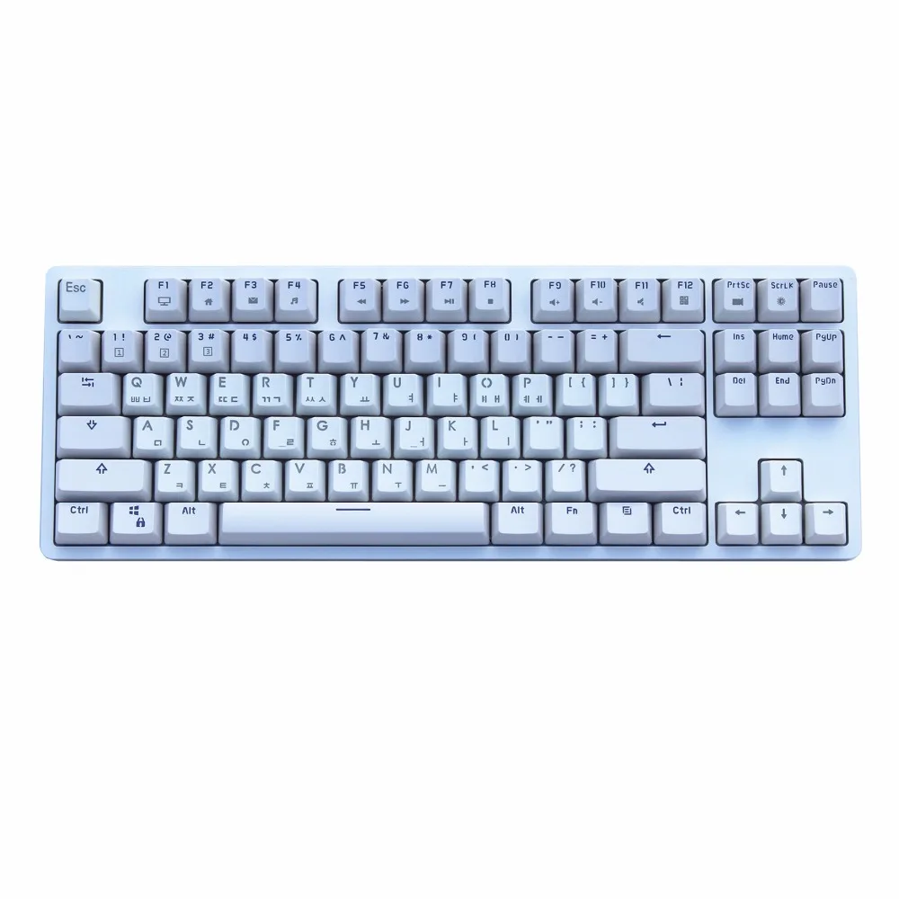 OEM профиль PBT колпачок для клавиш 37 двойная подсветка английская/Корейская