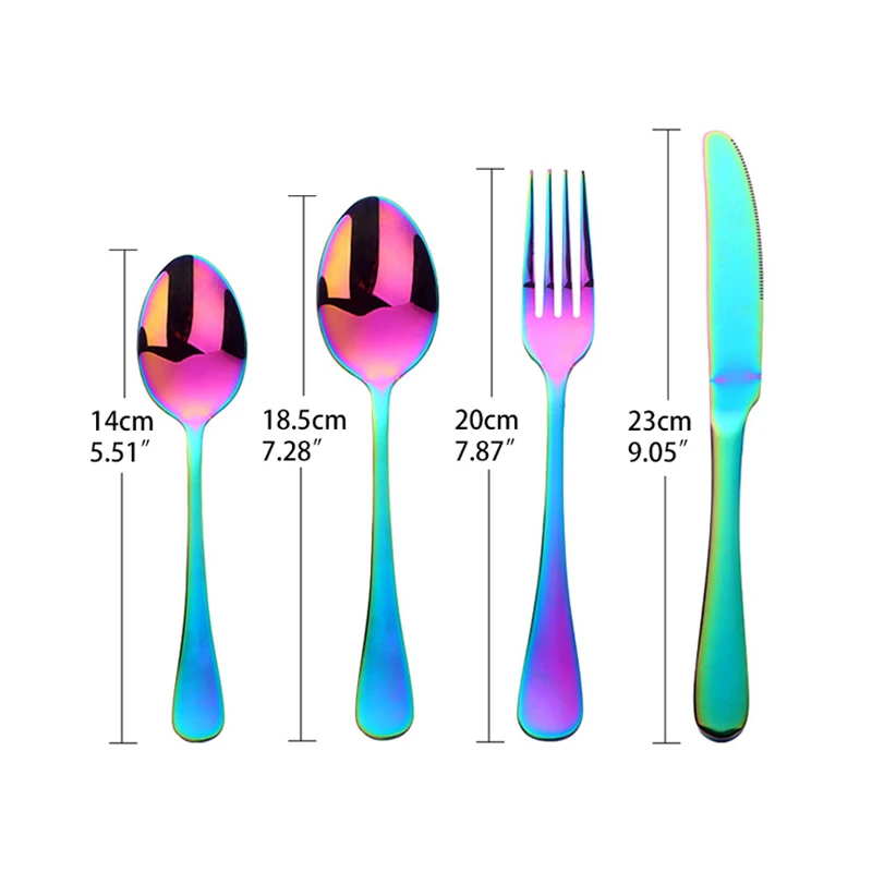 Rainbow Dinnerware set