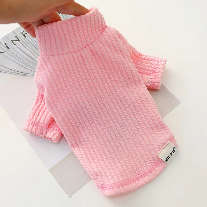 

DOGGYZSTYLE Pets Dog Clothes Winter Shirt Puppy High Collar Bottoming Shirt Vest Apparel For Small Dogs Chihuahua XS-XL