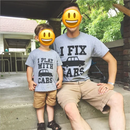 Fashion Family Matching Outfits T-shirt Daughter Father Son Tops Blouse Summer | Мать и ребенок