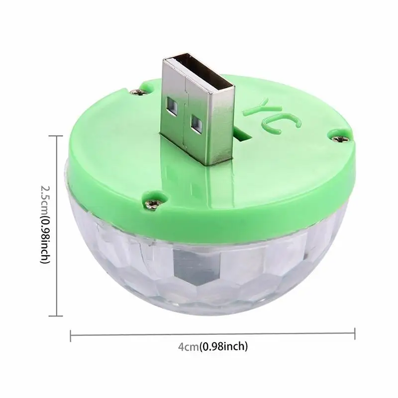 SOLLED USB светодиодный стробоскоп Хрустальный портативный сценический светильник