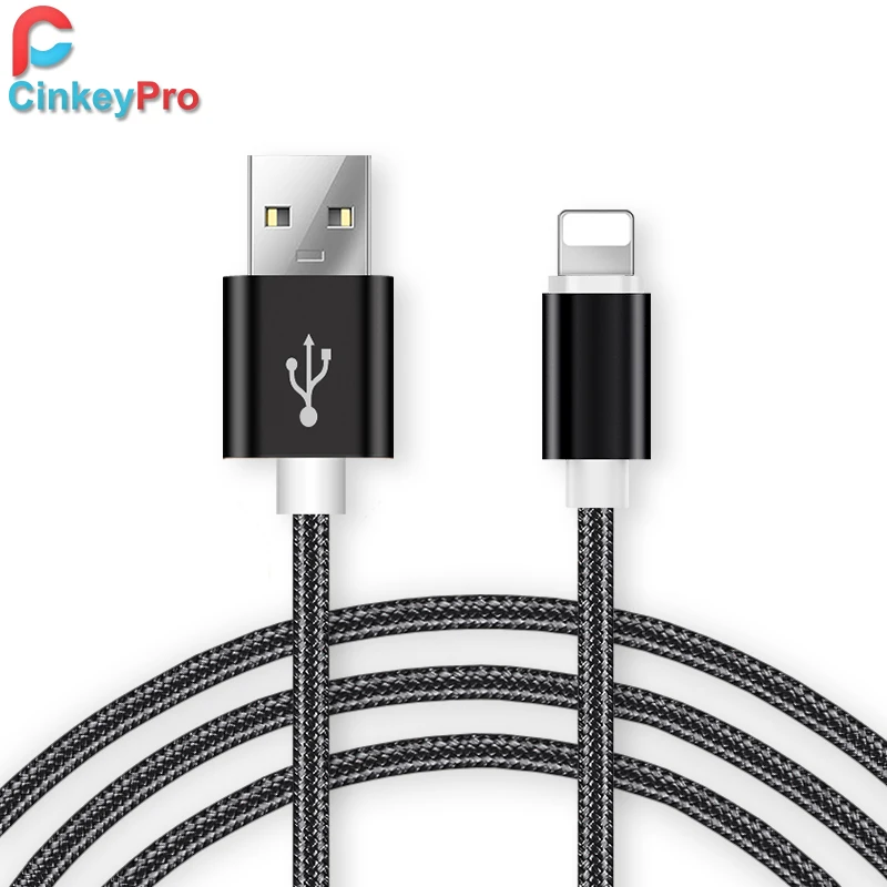 CinkeyPro كابل يو اس بي ل فون 6 7 8 X باد شاحن 5 V/2.1A سريع تاريخ مزامنة كابلات شحن الهاتف المحمول CinkeyPro كابل يو اس بي ل فون 6 7 8 X باد شاحن 5 V/2.1A سريع تاريخ مزامنة كابلات شحن الهاتف المحمول