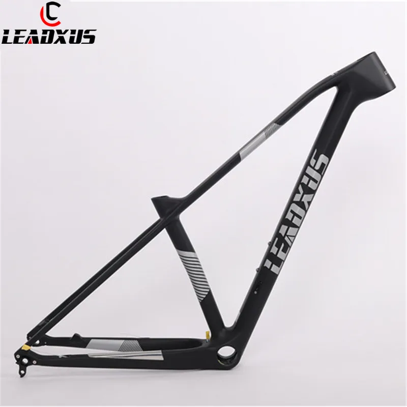 Top LEADXUS 27.5er T800+T1000 Carbon Fiber MTB Bike Frame Quick Release/Thru Axel 27.5 Inch Carbon Mountain Bicycle Frame 5