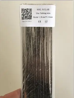 Zonnepaneel Zonnecel Lassen Strip 1.8*0.16mm Tabben draad soldeer Ribbion. Tin-plaat koperen strip 20 m/partij Freeshipping!