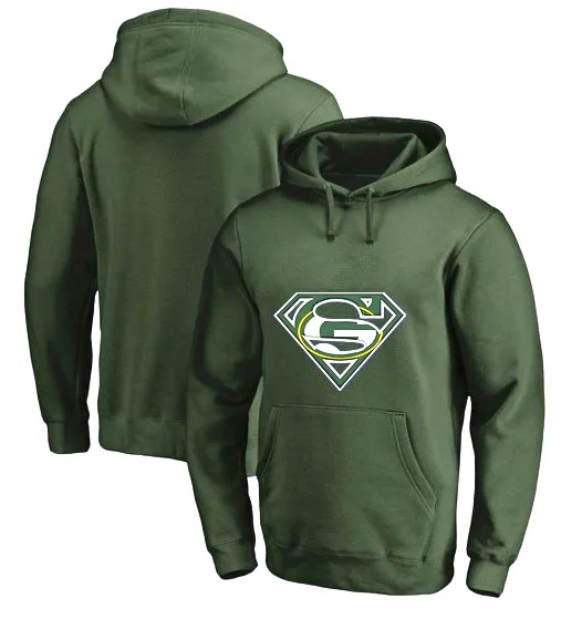 Men's Winter Packers Fans Hoodies, New Design Green Bay