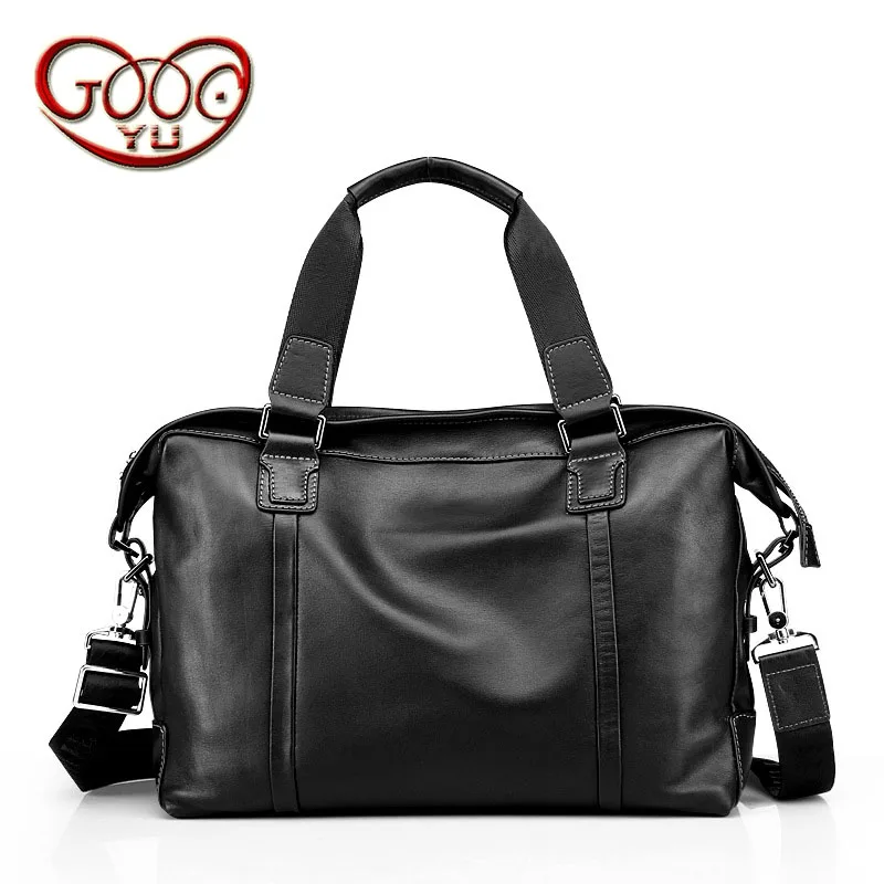 

Genuine Leather Handmade Men's Casual Handbag Bundle Computer Headband Cowboy Large Capacity Business Briefcase