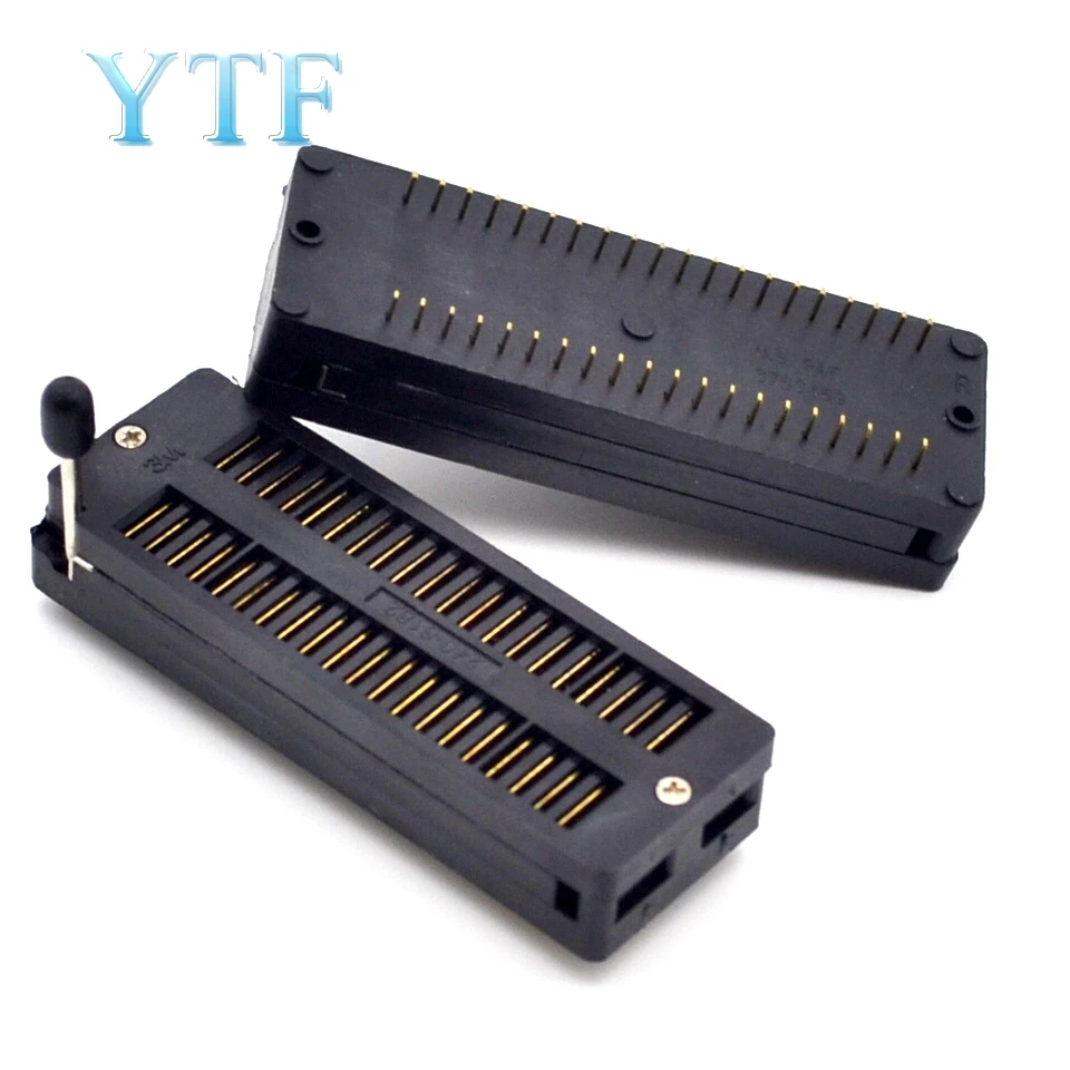 DIP 40 Pin 40Pin Универсальный ZIF IC розетка черный|Аксессуары для демонстрационных