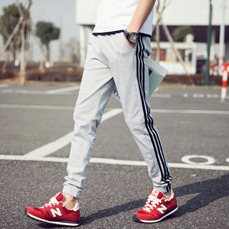 

M-5XL Men's Large Size Sports Trousers Fitness Training Pants Cotton High Quality Sell Well Men's student jogging Sweatpants