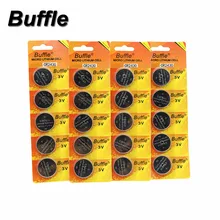 Nova Buffle 20 Pcs 3 V Bateria De Lítio CR2430 DL2430 BR2430 ECR2430 Assista Baterias