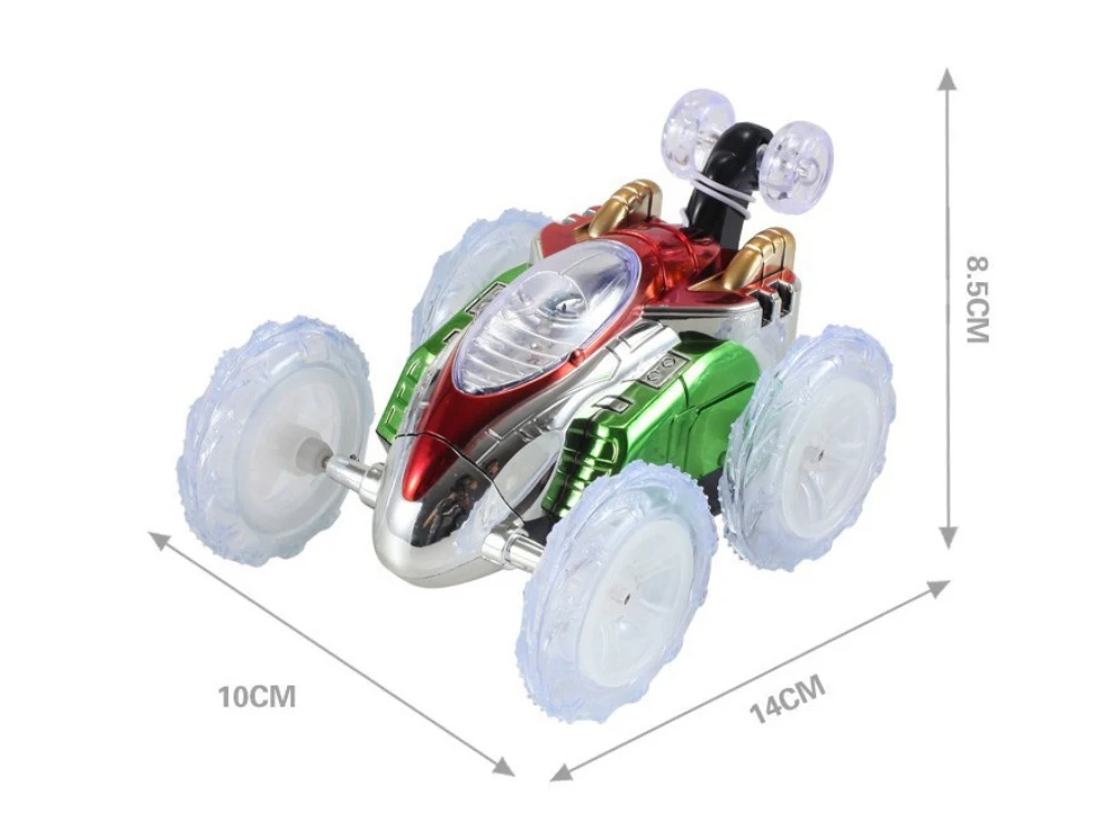RC трюк автомобиль изысканный Твистер мигающий автомобиль барабанный светодиодный ABS мигающий 360 градусов прокатная игрушка-Твистер автомобиль