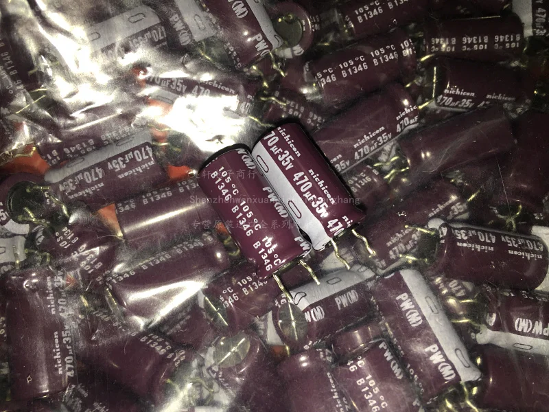 2018 Sale Supercapacitor 10PCS Nichicon Nic 35v470uf For Audio Electrolytic Capacitor 470uf 35v Pw Hf Series | Обустройство дома
