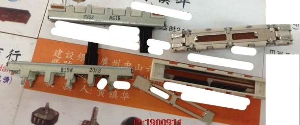 

1pcs/lot GF-800 780 Recorder volume ALPS 4.5 cm single tap potentiometer B20K bracket