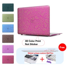 New Fashion For Girls worm petals pattern Case Cover for Macbook Air 13 12 11 Pro