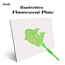 A4 портативная детская флуоресцентная доска для рисования, граффити, почерк, светодиодный электронный Флуоресцентный светильник, доска