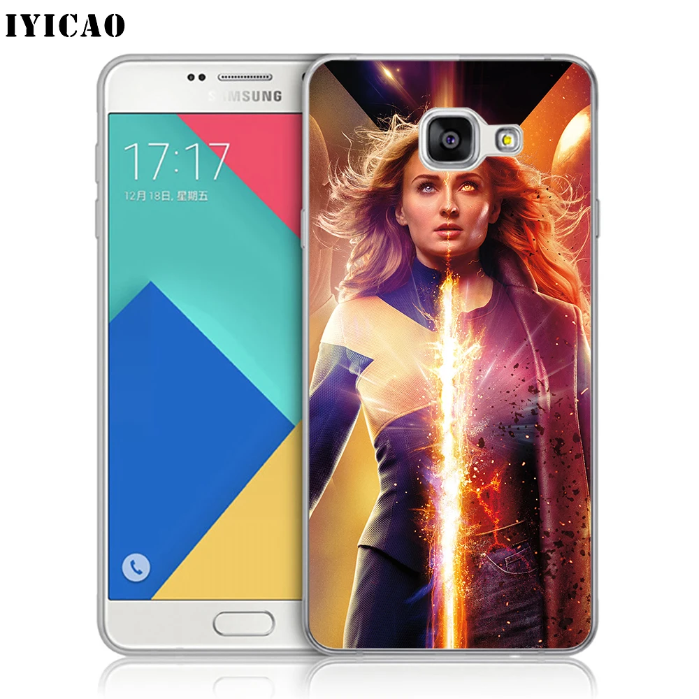 IYICAO X Men Темный Феникс Фильм Мягкий силиконовый чехол для телефона Samsung A10 A30 A40 A50 A70