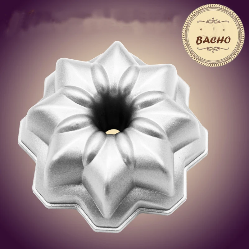 Baking Tools Cast Aluminum Thicken Cake Mold Nonstick Lily Flower Diy