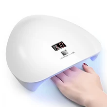 45 Вт 15 Светодиодный светильник для ногтей с автоматическим зондированием УФ светодиодный гель-Сушилка для ногтей с дисплеем для отверждения гель-лака лампа для автоматического зондирования маникюрная машина