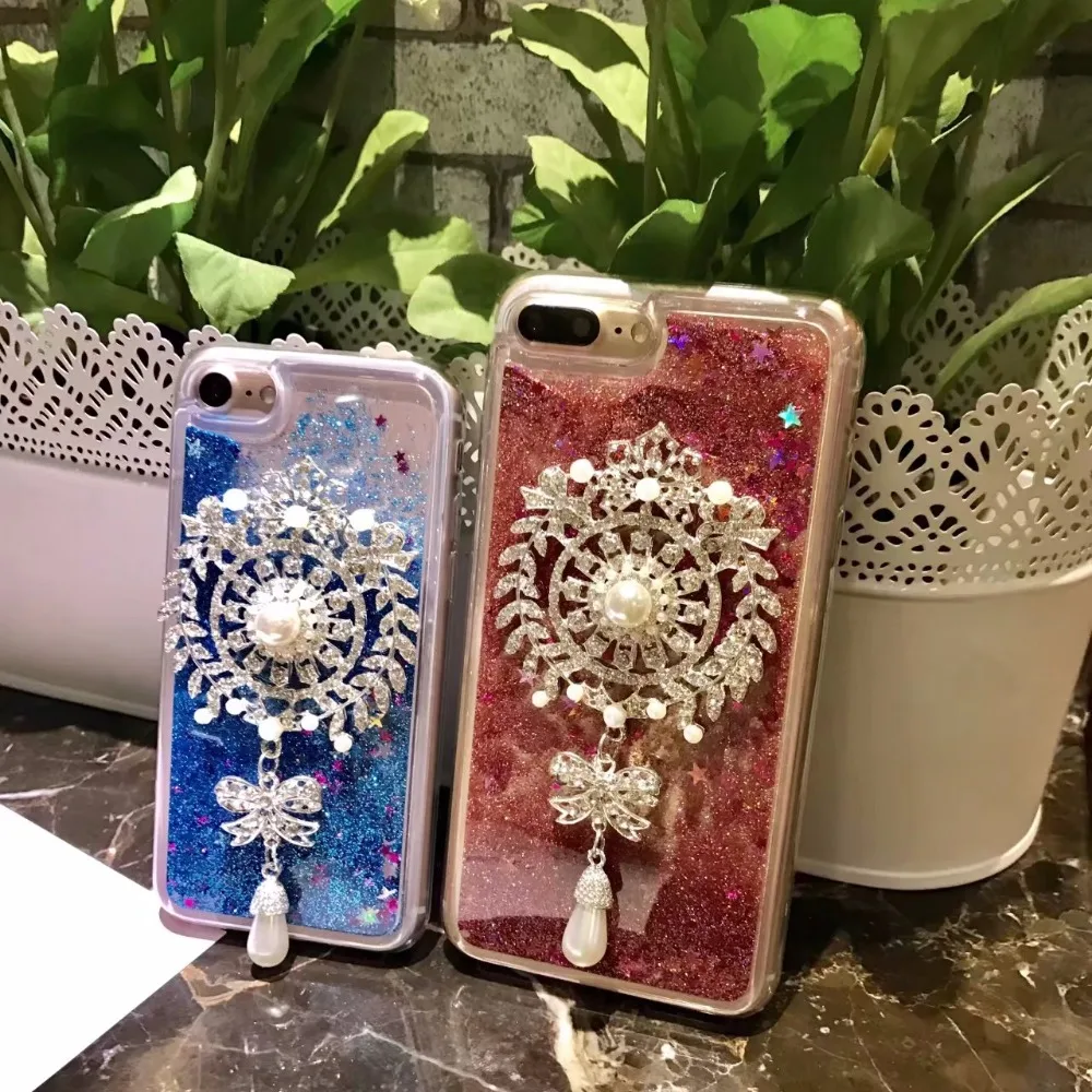 2017 новый роскошный корсаж зыбучие пески игристые case для iphone 6 6s 7/плюс задняя