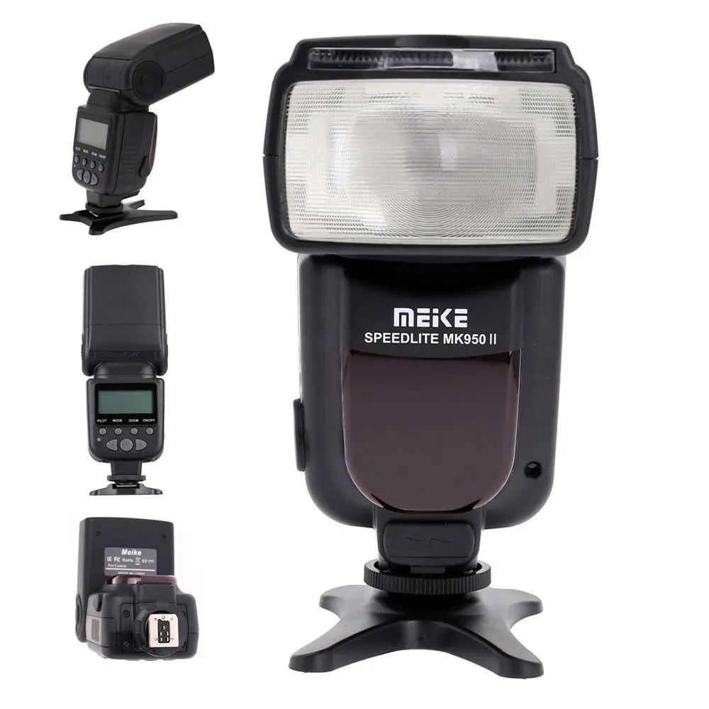 Meike MK-950II ttl Главная ведомая вспышка Speedlite светильник для nikon d4 d750 d800 d850 D7100 d600 d90 d3200 камера SB-700 SB-910