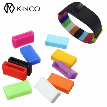 

Replacement Security WatchBand Clasp Keeper Ring Loop Fastener Bracelet For Fitbit Charge HR Colorful