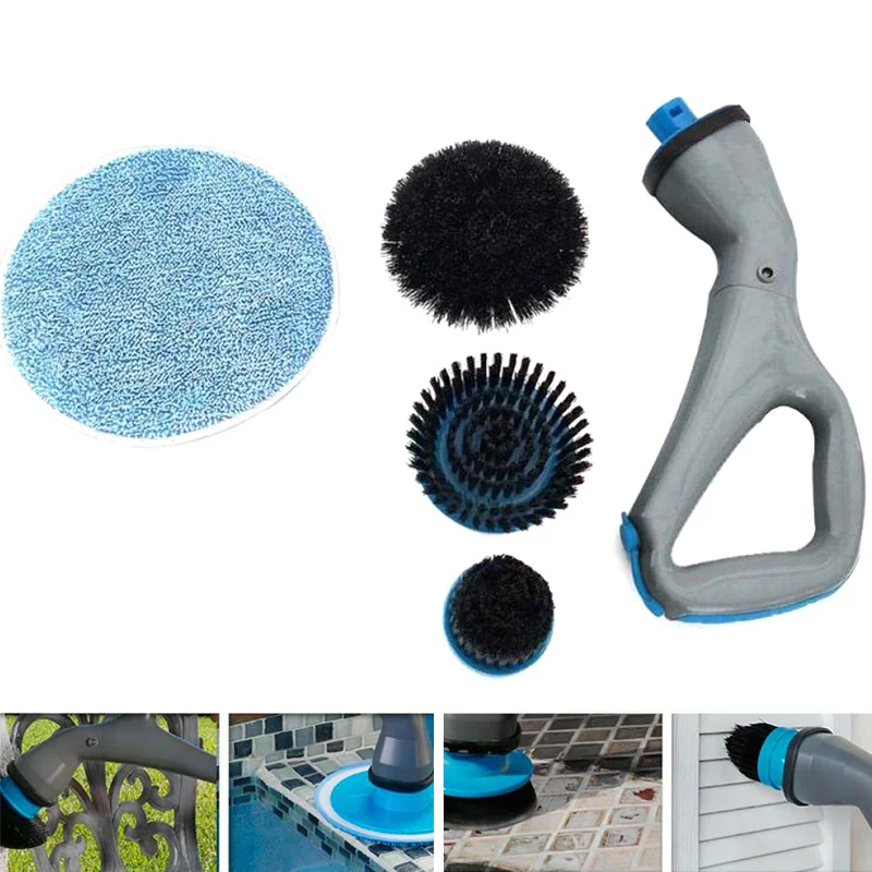 

Hurricane Muscle Scrubber Electrical Cleaning Brush for Bathroom Bathtub Shower Tile FPing