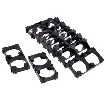 

10Pcs Plastic Battery Case Holer for 26650 2x Lithium Battery Triple Holder Bracket For Diy Battery Storage Box High Quality