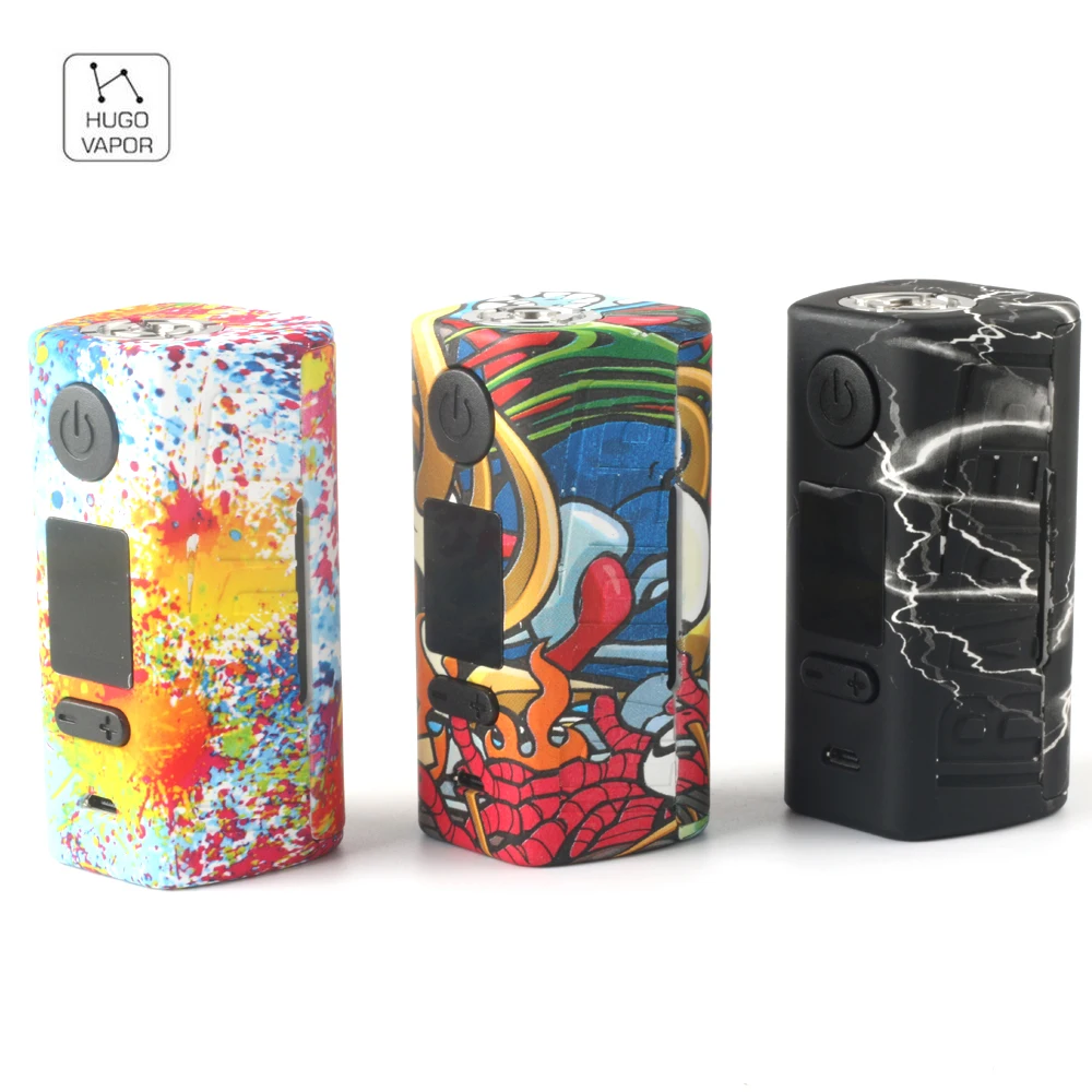 

Original Hugo Vapor Rader Mage TC Box MOD 218W Mod Supports VW/TC/Curve/Preheat & 2A Quick Charge Vape E-Cigarette Vapor Mod