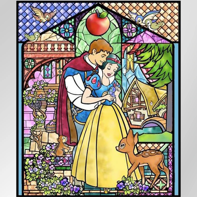 

5D DIY Diamond painting Cartoon Princess Full Drill 2019 Rhinestone cross stitch kits handmade embroider gifts for child