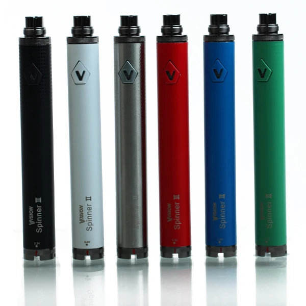 

Vision Spinner 2 Battery Electronic Cigarettes 3.2~4.8V Variable Voltage eGo Twist Vision II Battery with USB Charger eCig Vape