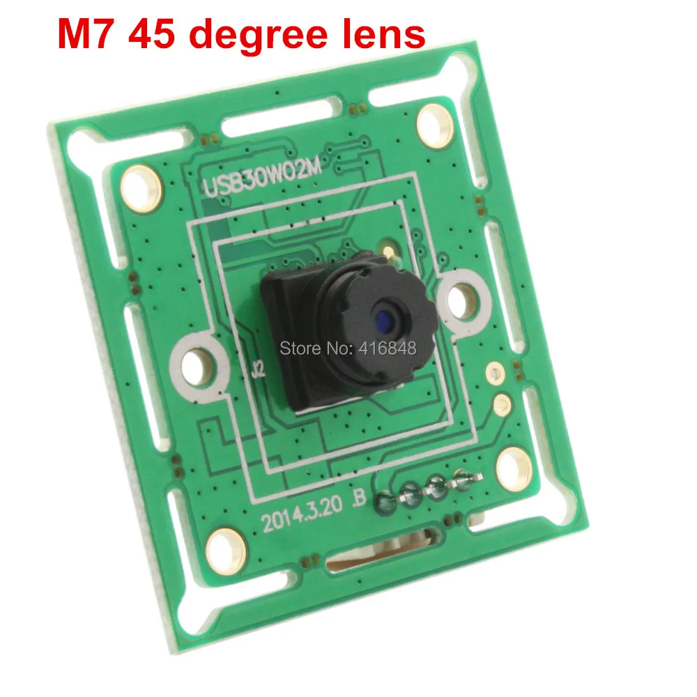 Usb модуль камеры 640X480 MJPEG 60fps M7 45 градусов Объектив 32*32 мм плата 480P VGA видео CMOS OV7725 usb