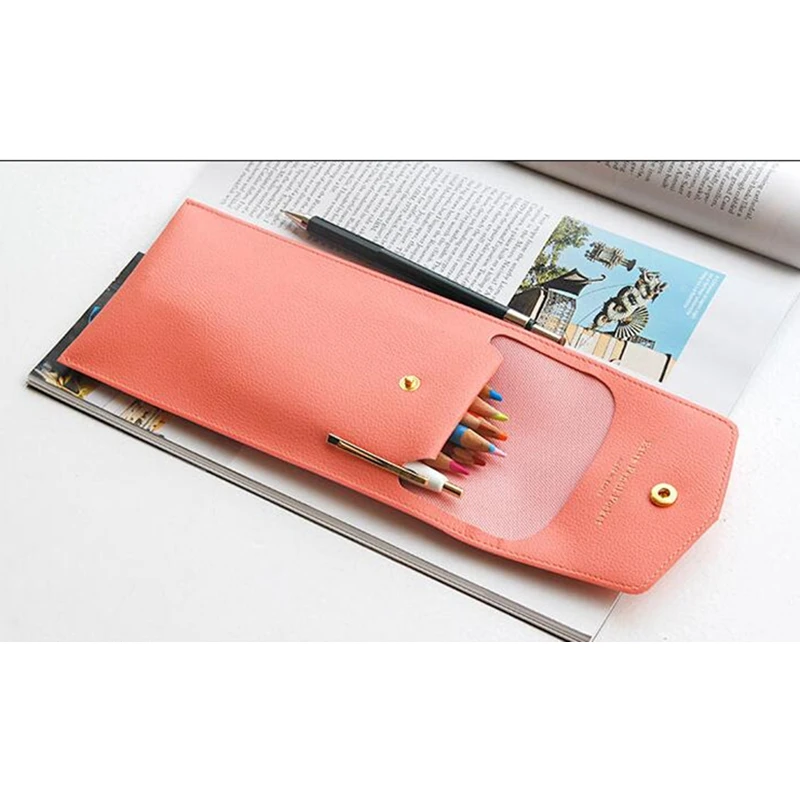 Acrylic Stencil 1 Set Leather Template Handwork Leathercraft Sewing Pattern Tools Accessory Pencil box pencil case 10*19.5*1cm