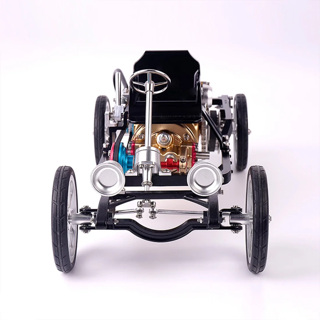 

All-Metal Single-Cylinder Engine High Challenge Simulation Mini Car Assembly Model Toy Gift Set For Adult Gifts 2019