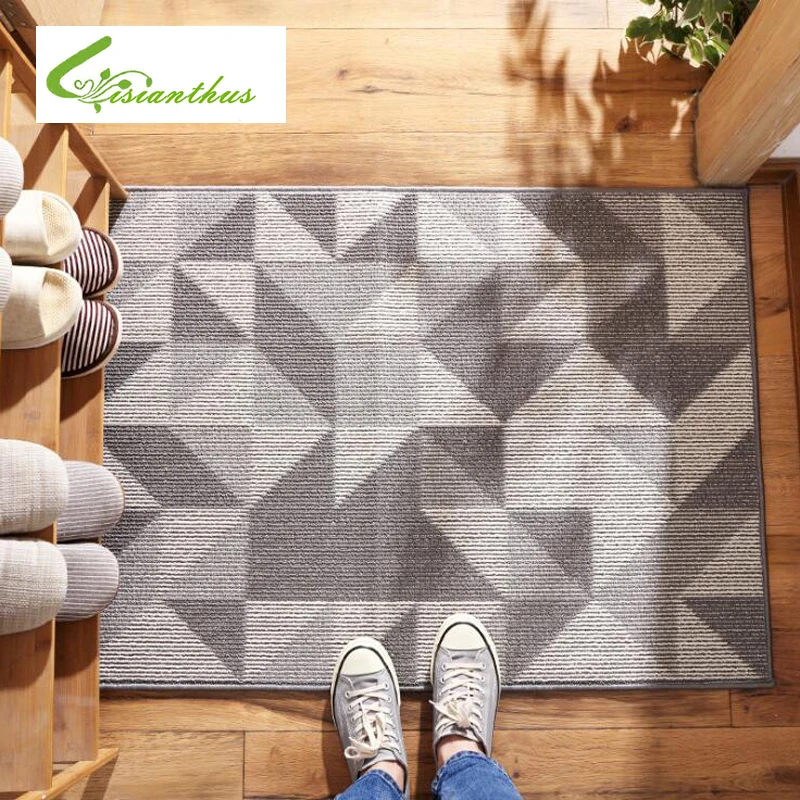 

Modern Geometric Print Kitchen Mat Anti-slip Area Rugs for Living Room Balcony Bathroom Carpet Doormat Bath Mats Bedroom Tapete