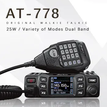 

AT-778UV Dual Band Transceiver Mobile Radio VHF / UHF Two Way radio 200 channel 30W power car radio