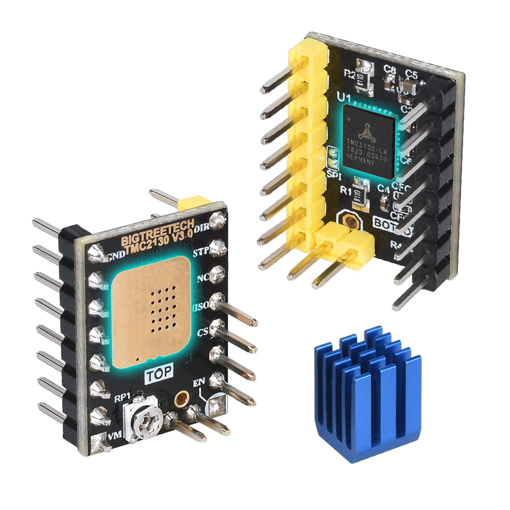 BIQU BIGTREETECH TMC2130 V3.0 SPI محرك متدرج سائق VS TMC2208 TMC2100 سائق ل SKR V1.3/V1.1 3D طابعة المراقب المجلس