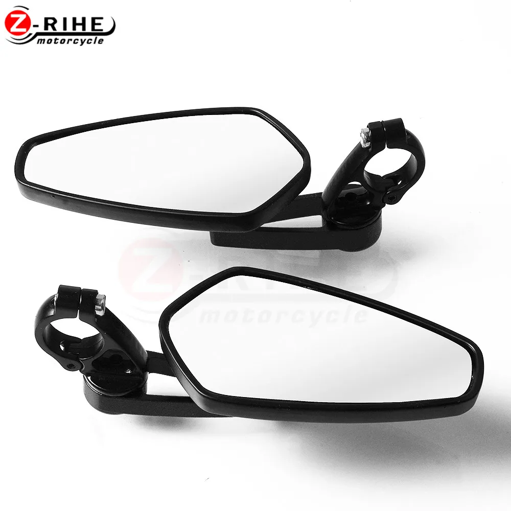

7/8" Motorcycle Mirrors Handle Bar End Side Rearview Mirrors For Triumph DAYTONA 955i SPEED TRIPLE SR Shiver 750 Tuono V4