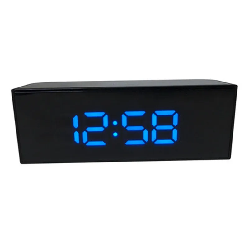 led Snooze Alarm clock gesture sensing electronic clock chargeable