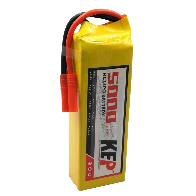 

14.8V High Capacity Rechargeable lipo battery 4S 5000mAh 14.8v 30C 40C MAX60 80C RC LiPo Battery For Remote Control Model XT60