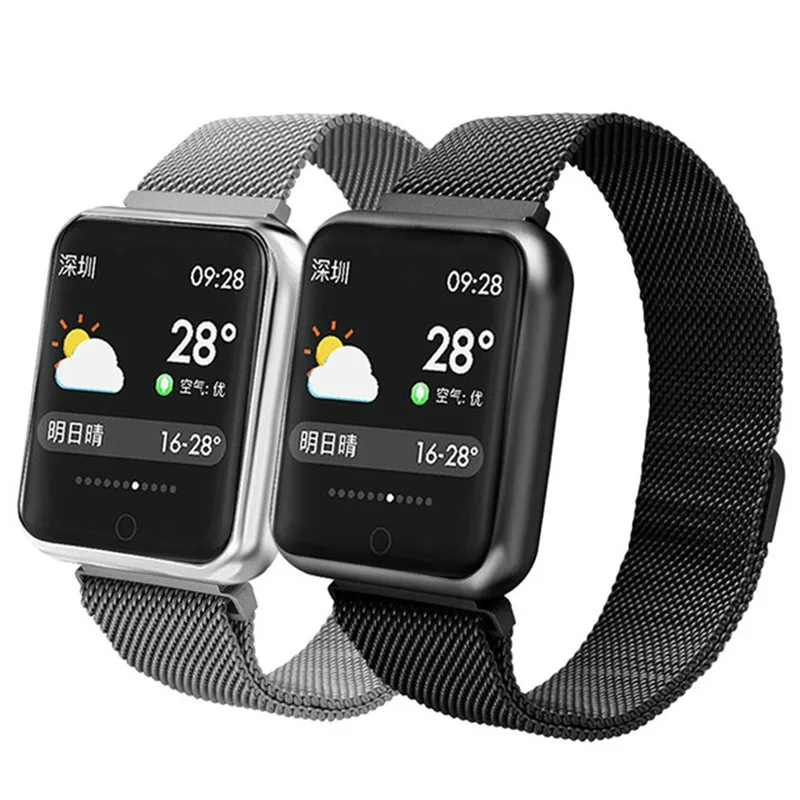 

Smart Watch P68 Sports IP68 fitness bracelet activity tracker heart rate monitor blood pressure for ios Android apple iPhone 6 7