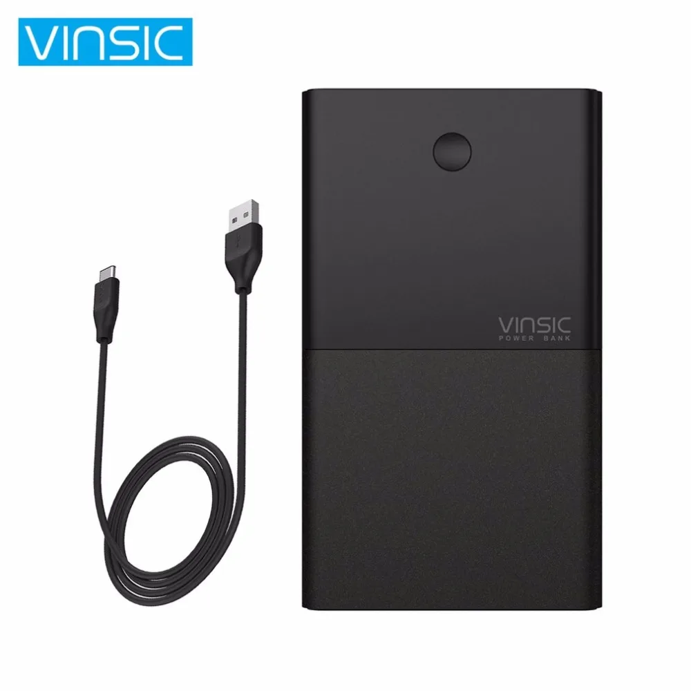VINSIC 30000MAH Dual USB External Power Bank 30000MAH Large Capacity Notebook Powerbank External Battery Charger for Phone